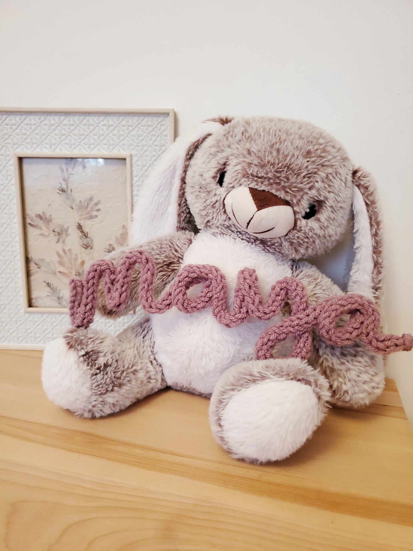 Knitted Personalized Name Sign